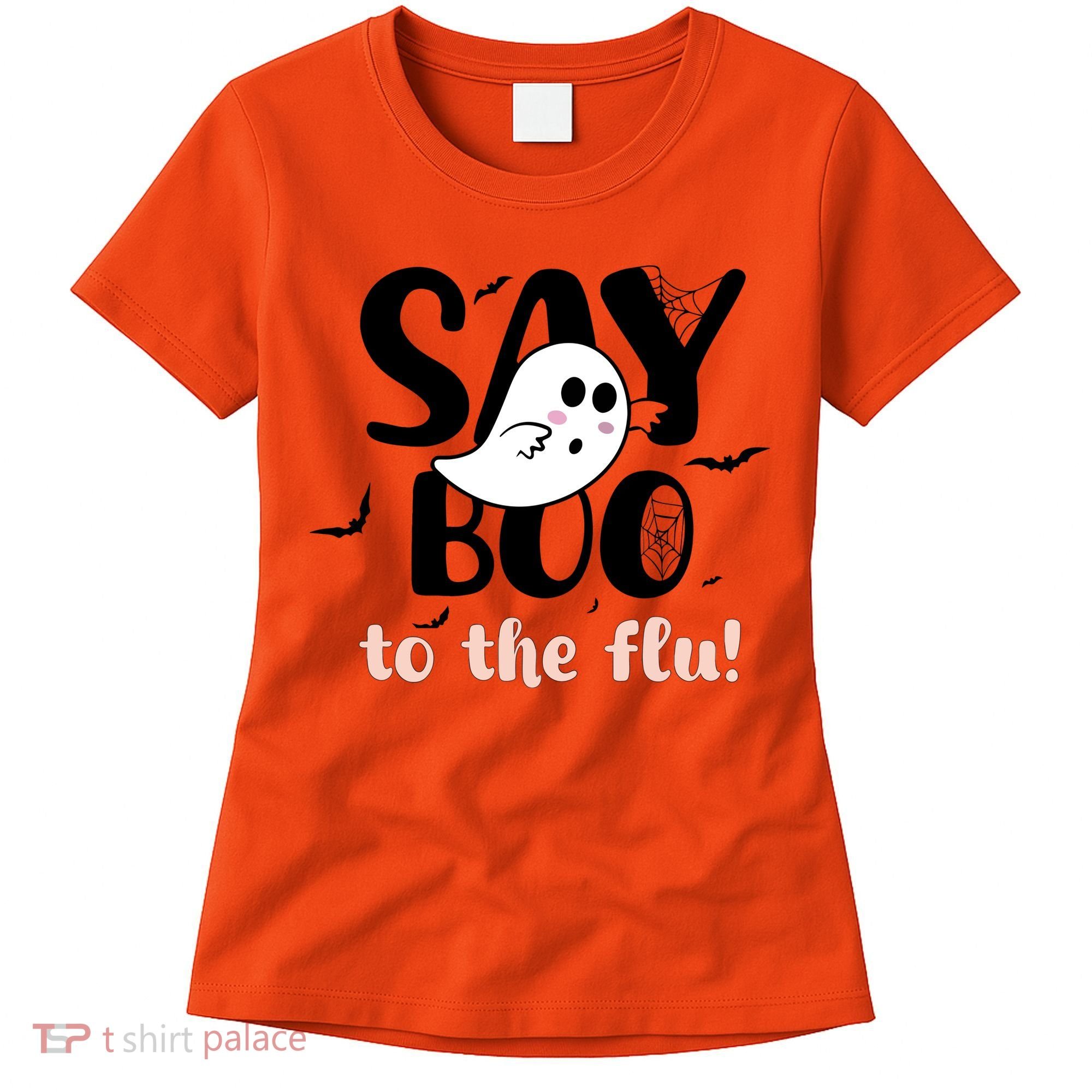 Halloween Nurse Say Boo To The Flu Women's T-Shirt
