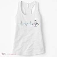 Heartbeat Nurse Snowman Nurse Christmas Women's Tank Top thumb 0