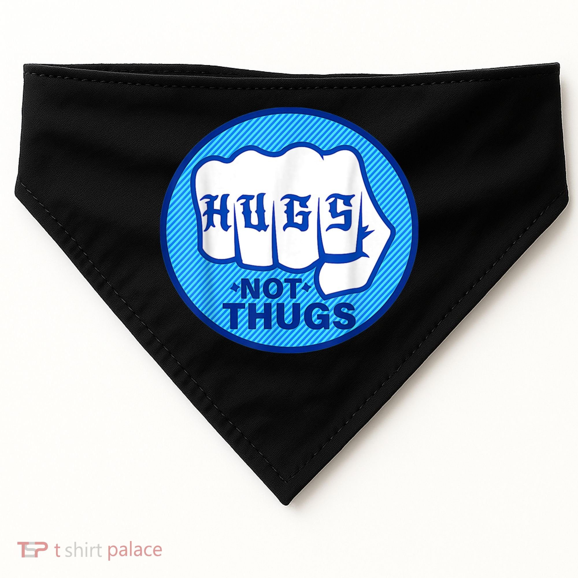 HUGS NOT THUGS Shirt Hugs Not Thugs USA-Made Doggie Bandana