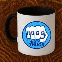 HUGS NOT THUGS Shirt Hugs Not Thugs Coffee Mug thumb 2