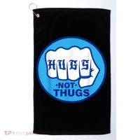 HUGS NOT THUGS Shirt Hugs Not Thugs Golf Towel thumb 0