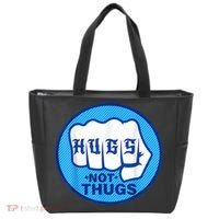 HUGS NOT THUGS Shirt Hugs Not Thugs Tote Bag thumb 0