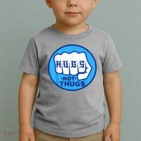 HUGS NOT THUGS Shirt Hugs Not Thugs Toddler T-Shirt thumb 2