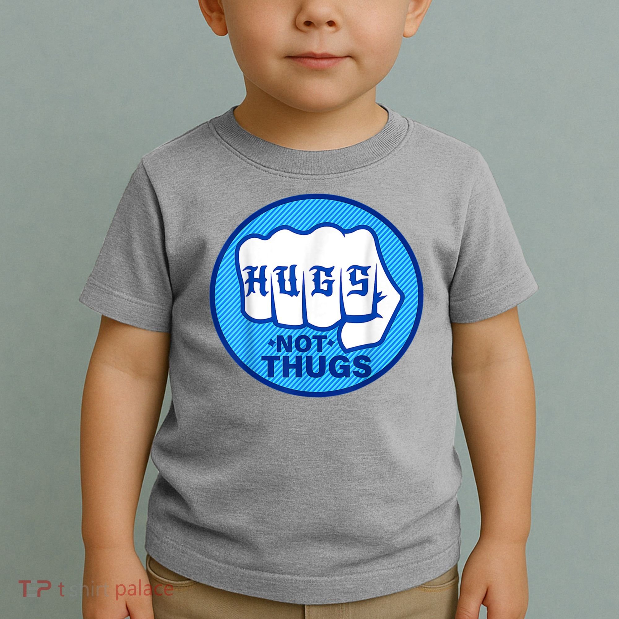 HUGS NOT THUGS Shirt Hugs Not Thugs Toddler T-Shirt