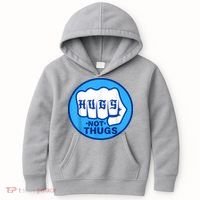 HUGS NOT THUGS Shirt Hugs Not Thugs Kids Hoodie thumb 0