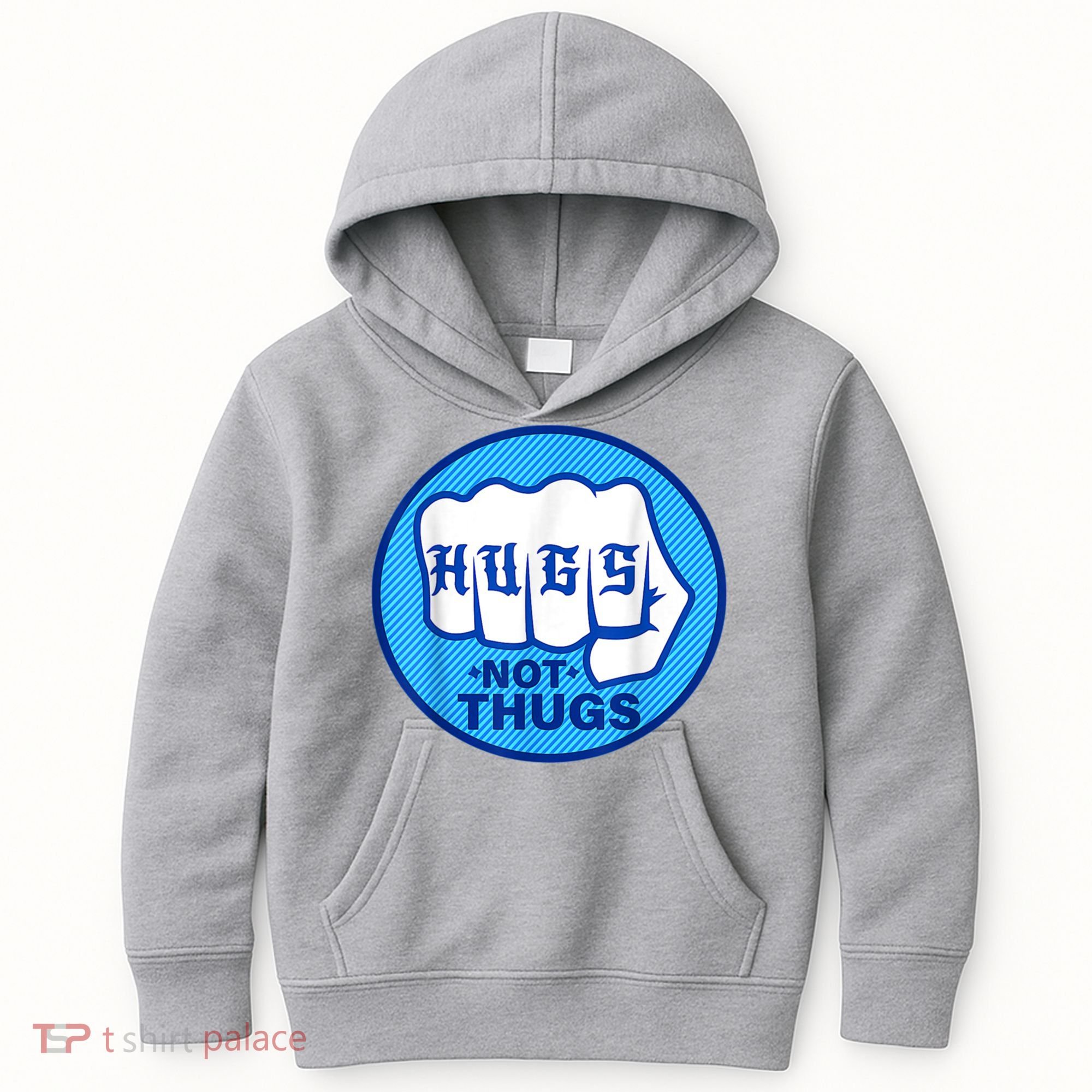 HUGS NOT THUGS Shirt Hugs Not Thugs Kids Hoodie