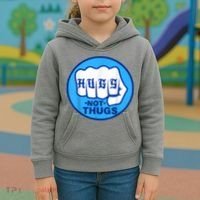 HUGS NOT THUGS Shirt Hugs Not Thugs Kids Hoodie thumb 3