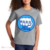 HUGS NOT THUGS Shirt Hugs Not Thugs Kids T-Shirt thumb 2