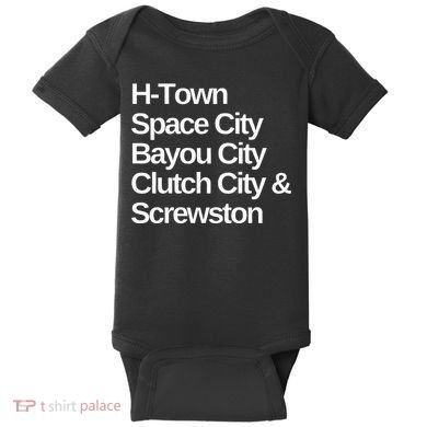 Houston Nicknames Texas Baby Bodysuit