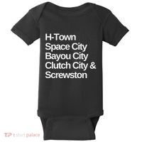 Houston Nicknames Texas Baby Bodysuit thumb 0