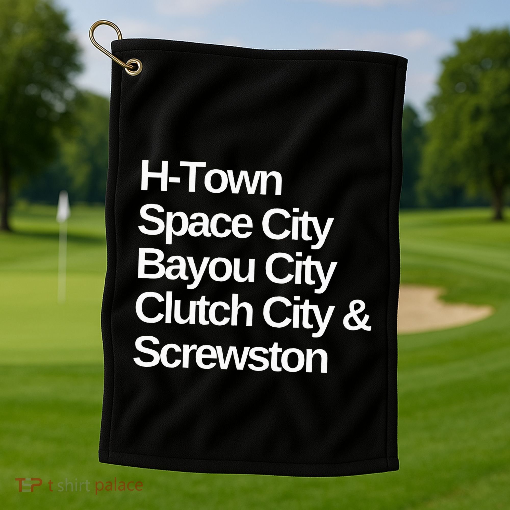 Houston Nicknames Texas Golf Towel