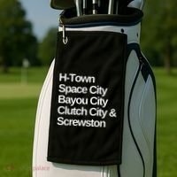 Houston Nicknames Texas Golf Towel thumb 2
