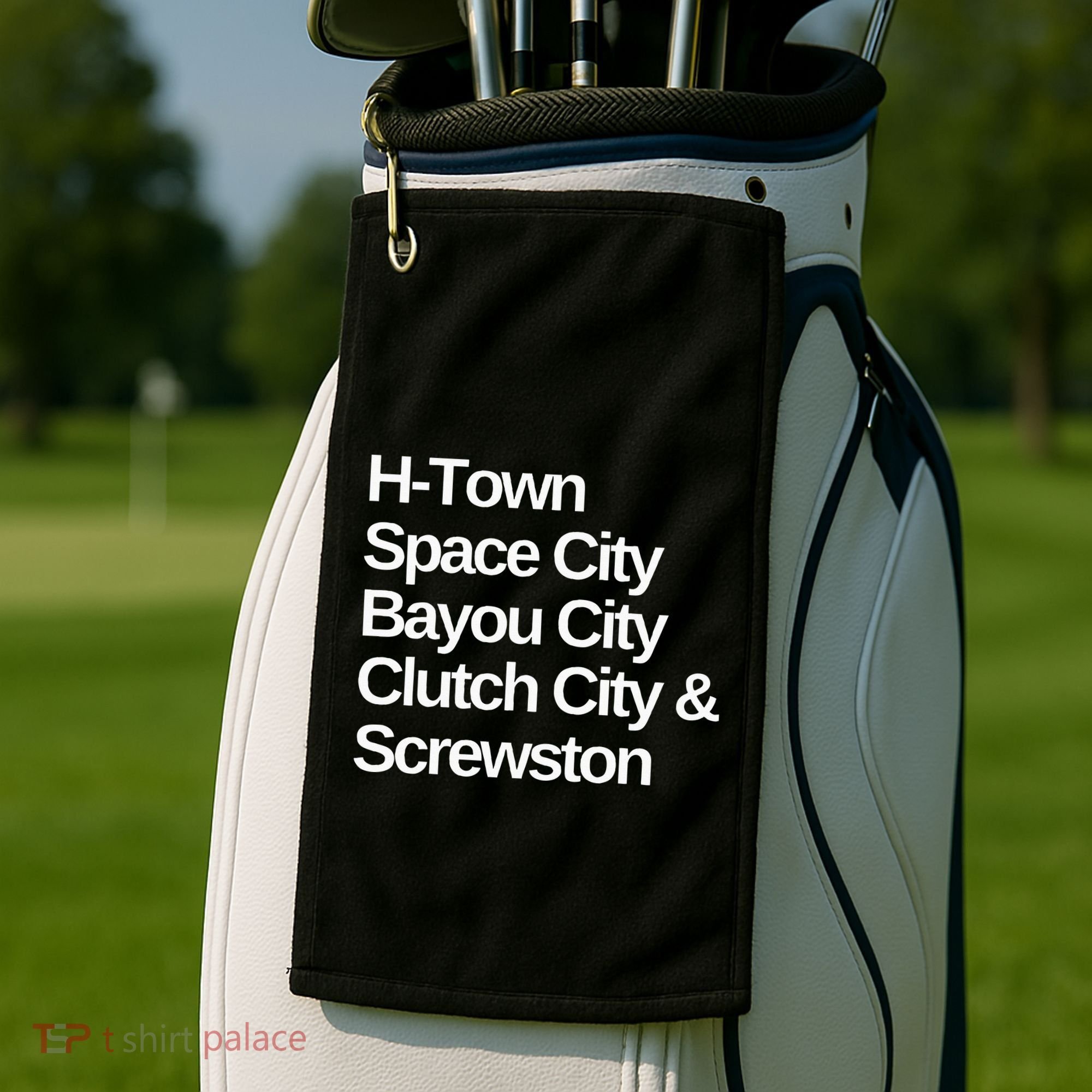 Houston Nicknames Texas Golf Towel