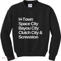 Houston Nicknames Texas Kids Sweatshirt thumb 0