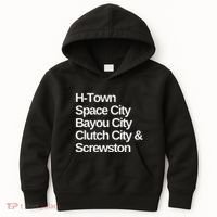 Houston Nicknames Texas Kids Hoodie thumb 0