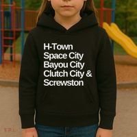 Houston Nicknames Texas Kids Hoodie thumb 3