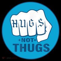 HUGS NOT THUGS Bucket Hat thumb 4