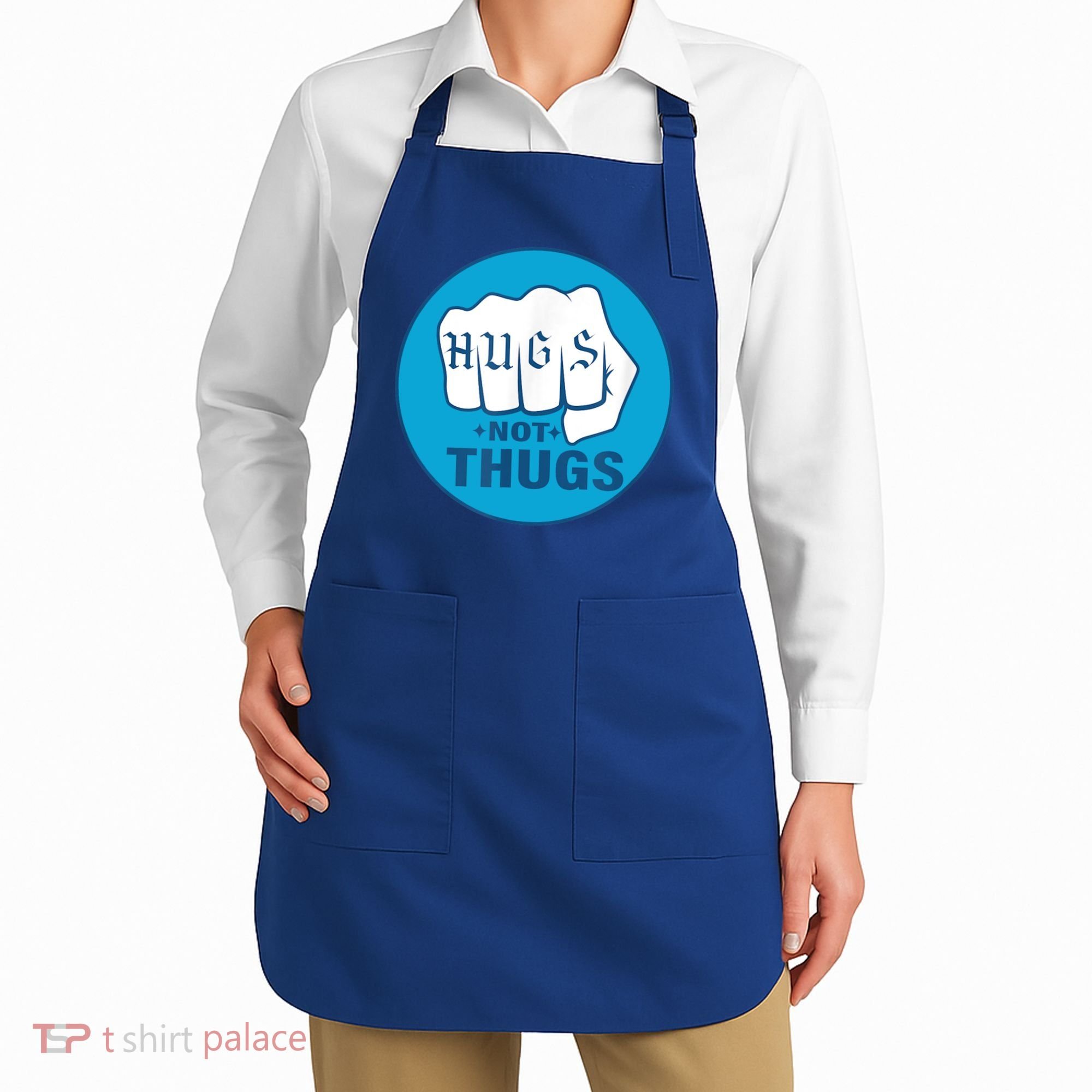 HUGS NOT THUGS Apron