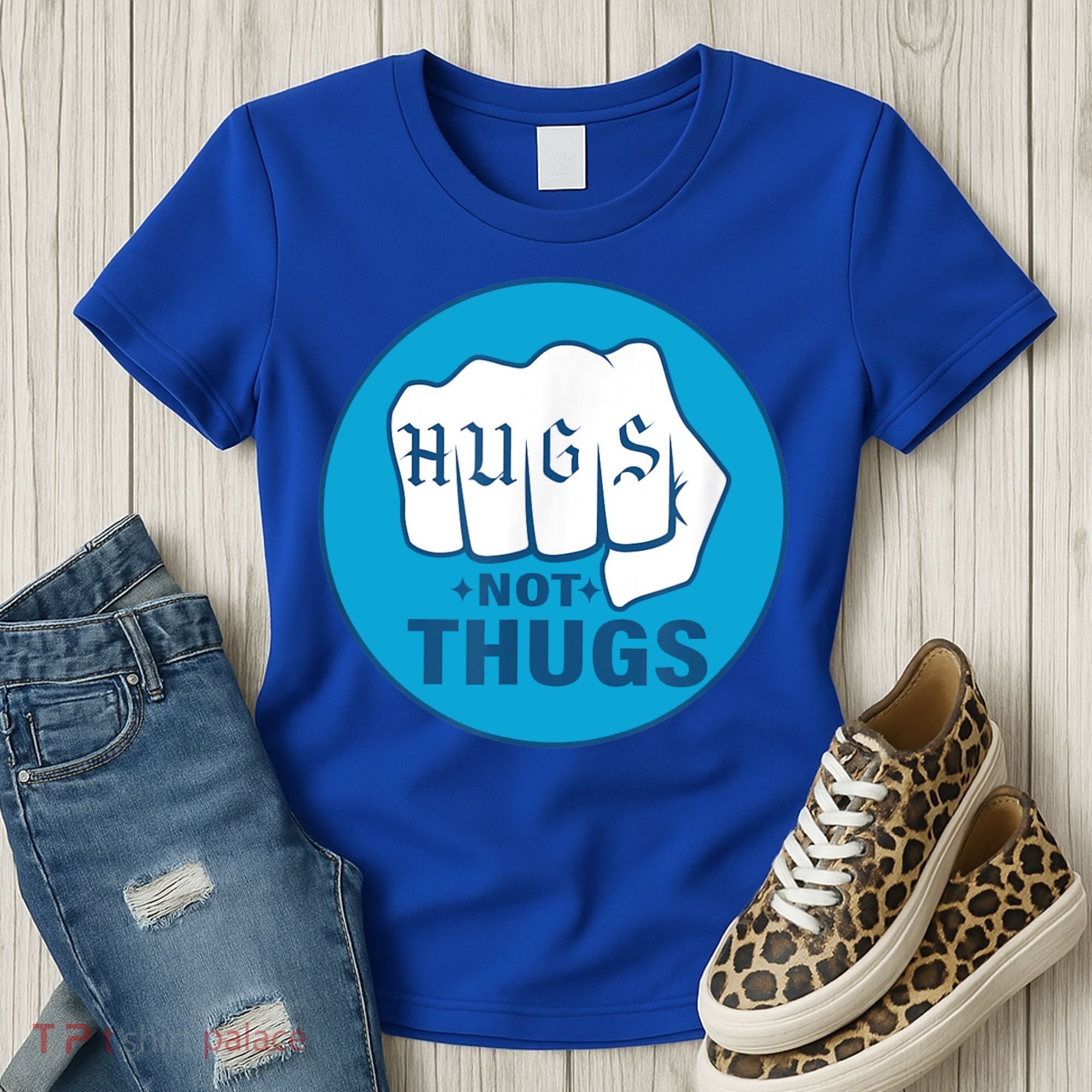 HUGS NOT THUGS Women's T-Shirt