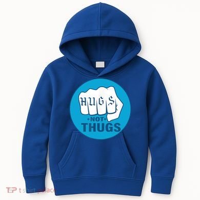 HUGS NOT THUGS Kids Hoodie