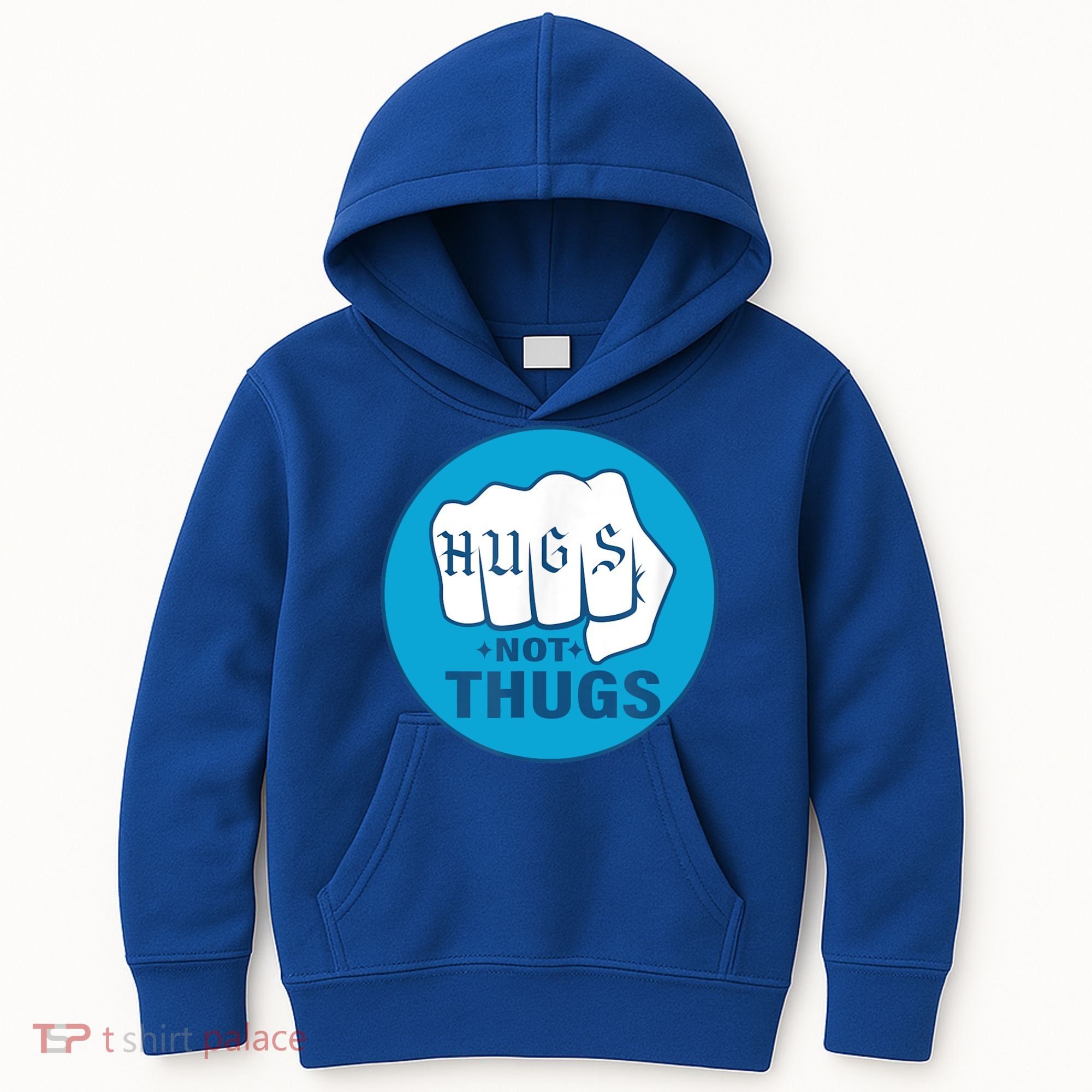 HUGS NOT THUGS Kids Hoodie