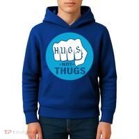 HUGS NOT THUGS Kids Hoodie thumb 4