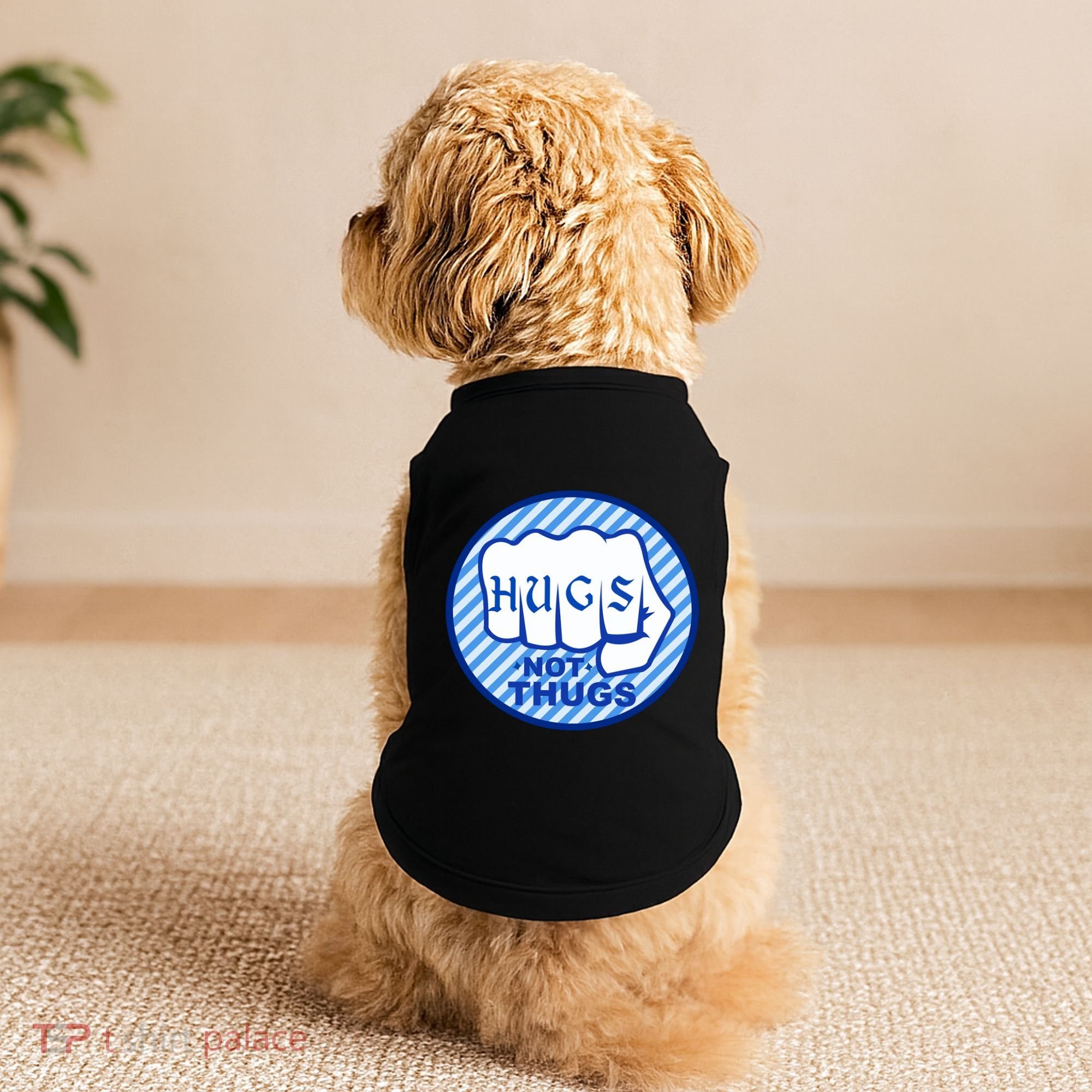 HUGS NOT THUGS Doggie Tank