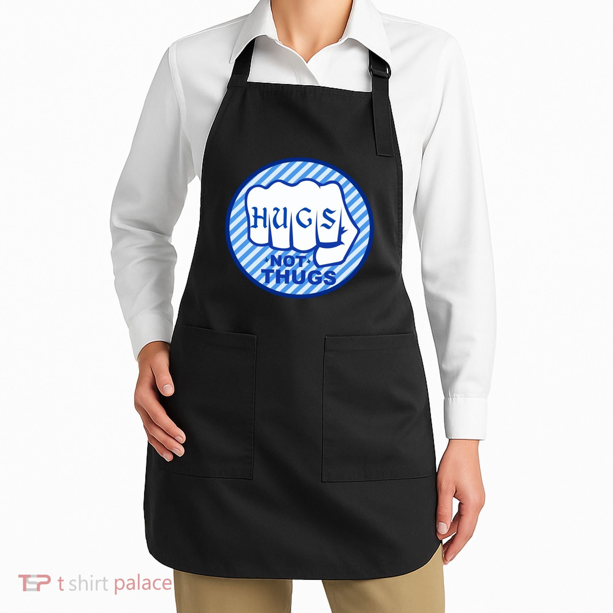 HUGS NOT THUGS Apron
