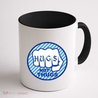 HUGS NOT THUGS Coffee Mug thumb 1