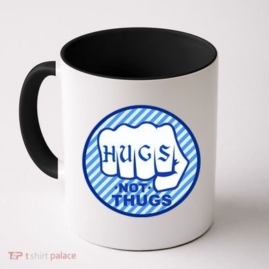 HUGS NOT THUGS Coffee Mug