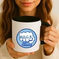 HUGS NOT THUGS Coffee Mug thumb 3