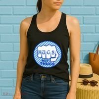 HUGS NOT THUGS Women's Tank Top thumb 2