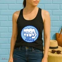 HUGS NOT THUGS Women's Tank Top thumb 2