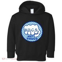 HUGS NOT THUGS Toddler Hoodie thumb 0