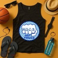 HUGS NOT THUGS Tank Top thumb 4