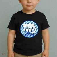 HUGS NOT THUGS Toddler T-Shirt thumb 2