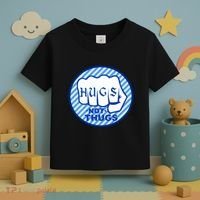 HUGS NOT THUGS Toddler T-Shirt thumb 3