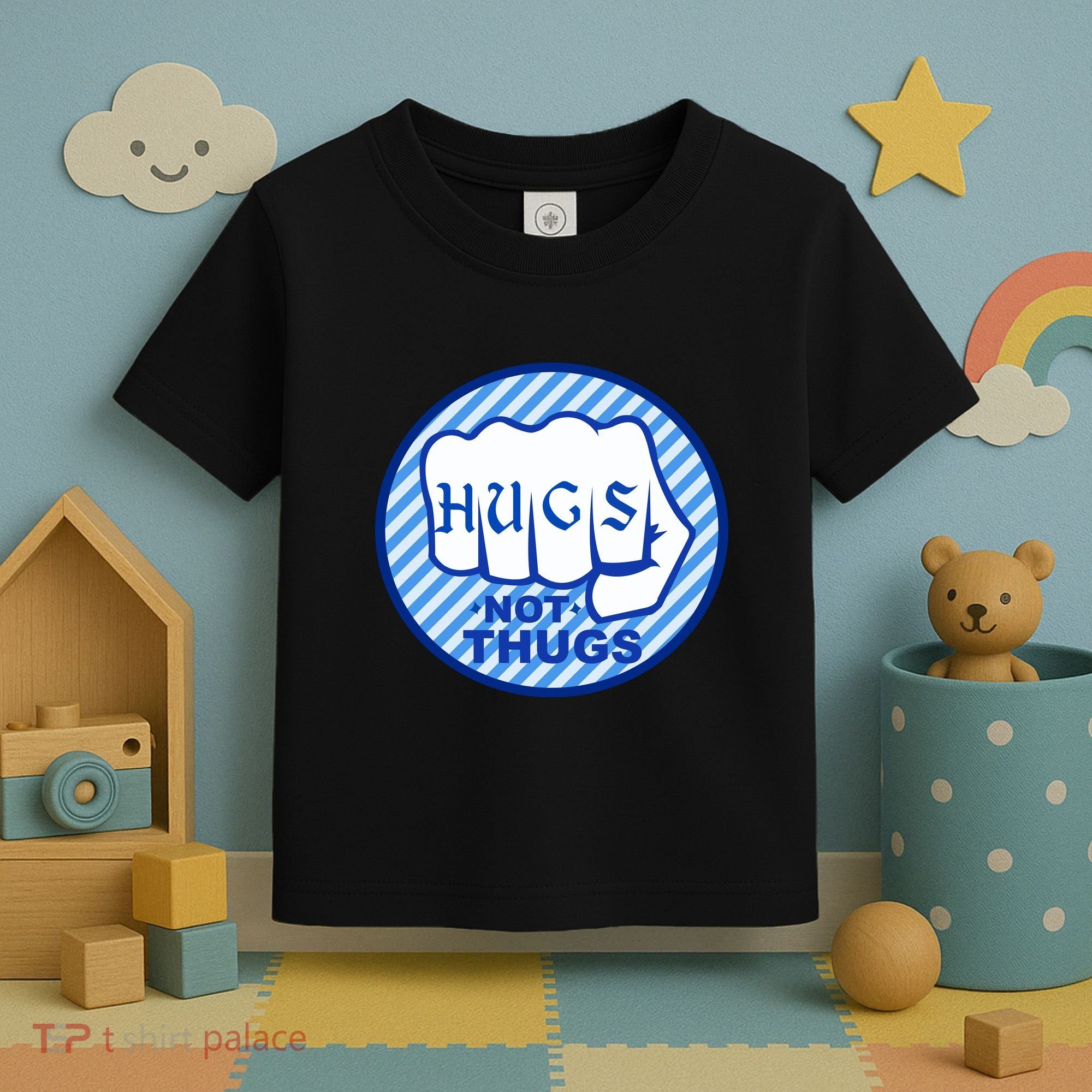 HUGS NOT THUGS Toddler T-Shirt