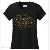 Happy New Years Golden Logo Women's Cooling Performance Crew T-Shirt thumb 0