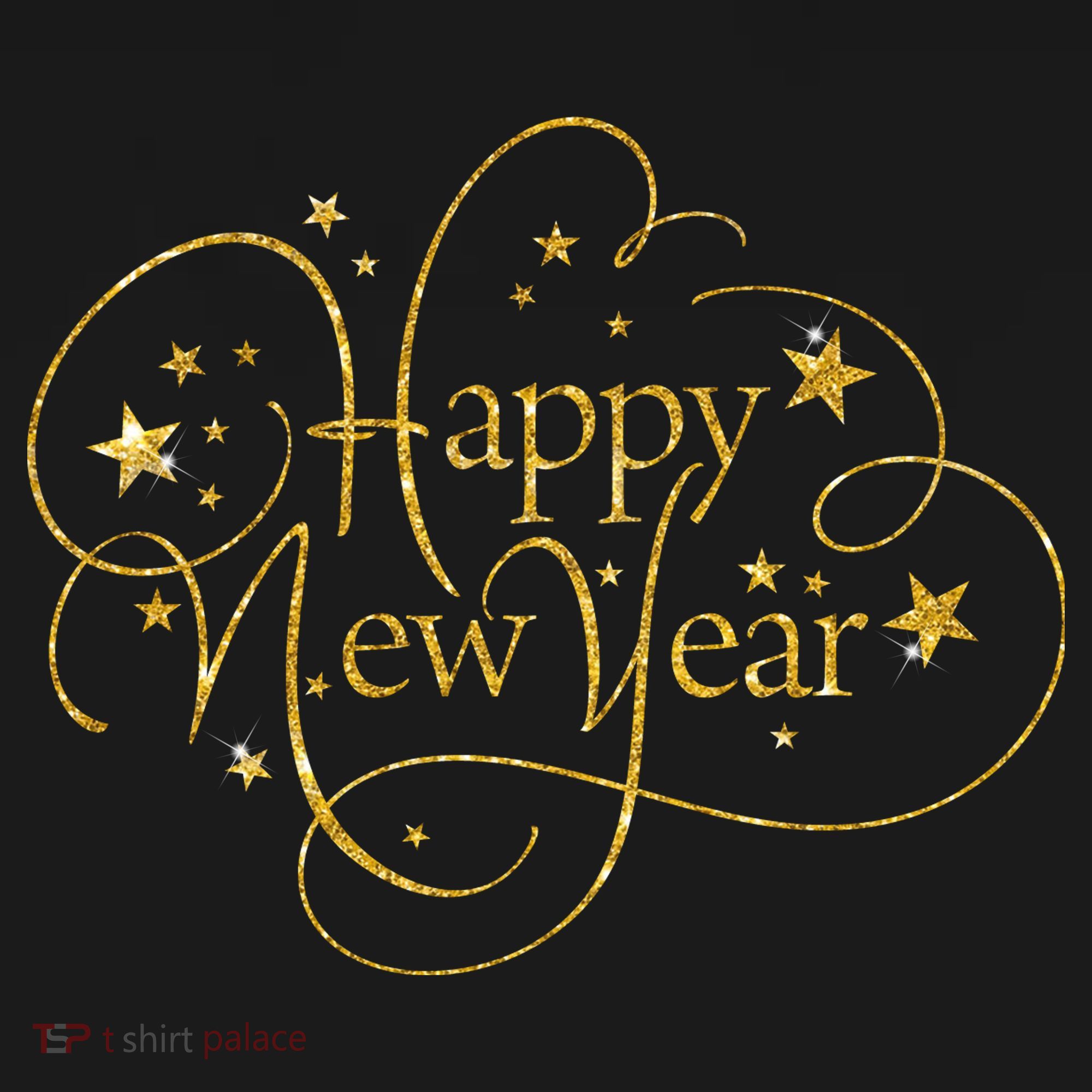 Happy New Years Golden Logo Women's Tank Top