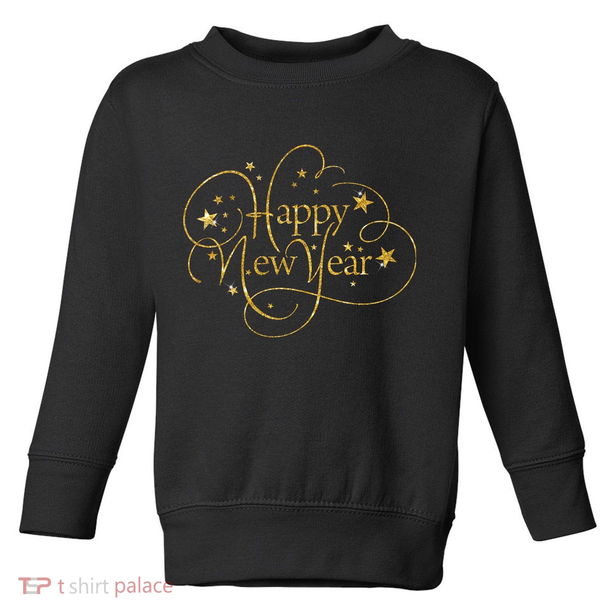 Happy New Years Golden Logo Toddler Sweatshirt
