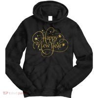 Happy New Years Golden Logo Tie Dye Hoodie thumb 0