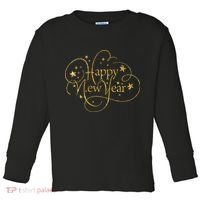 Happy New Years Golden Logo Toddler Long Sleeve Shirt thumb 0