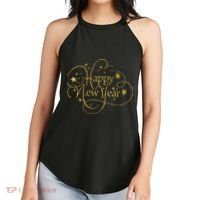 Happy New Years Golden Logo Women's Perfect Tri Rocker Tank thumb 2