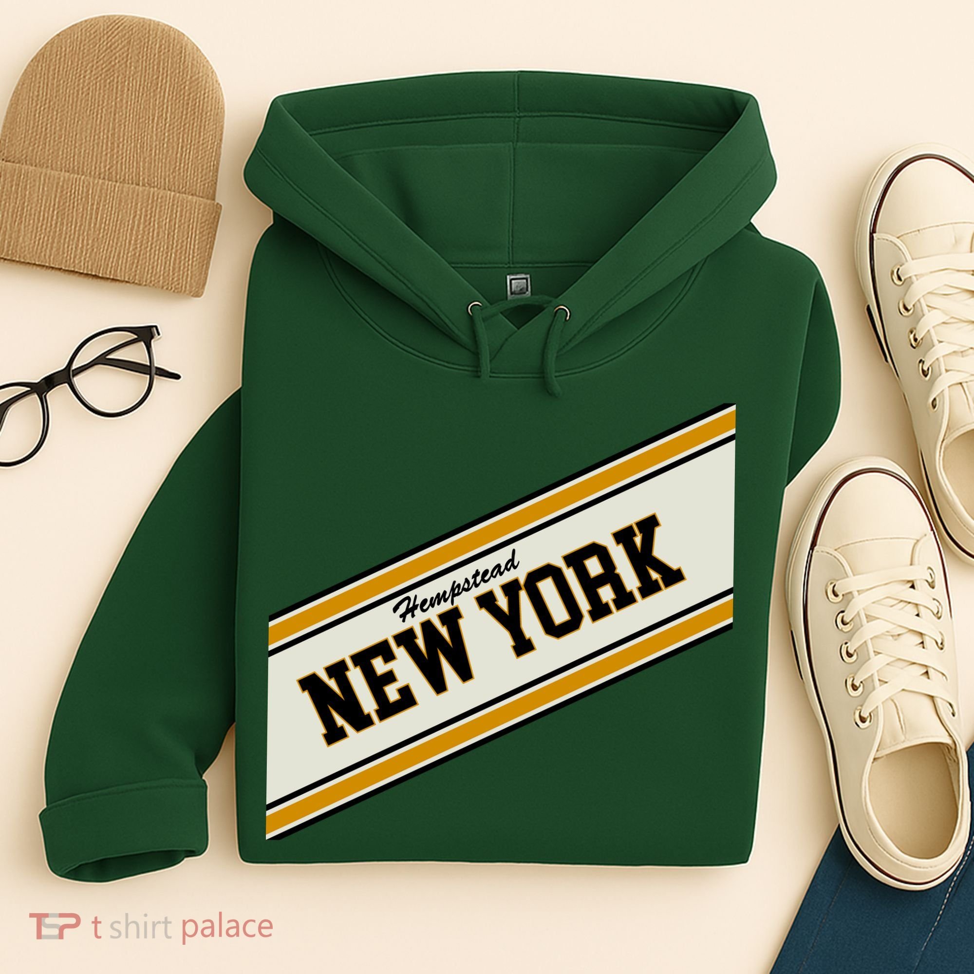 Hempstead New York Varsity Logo Hoodie