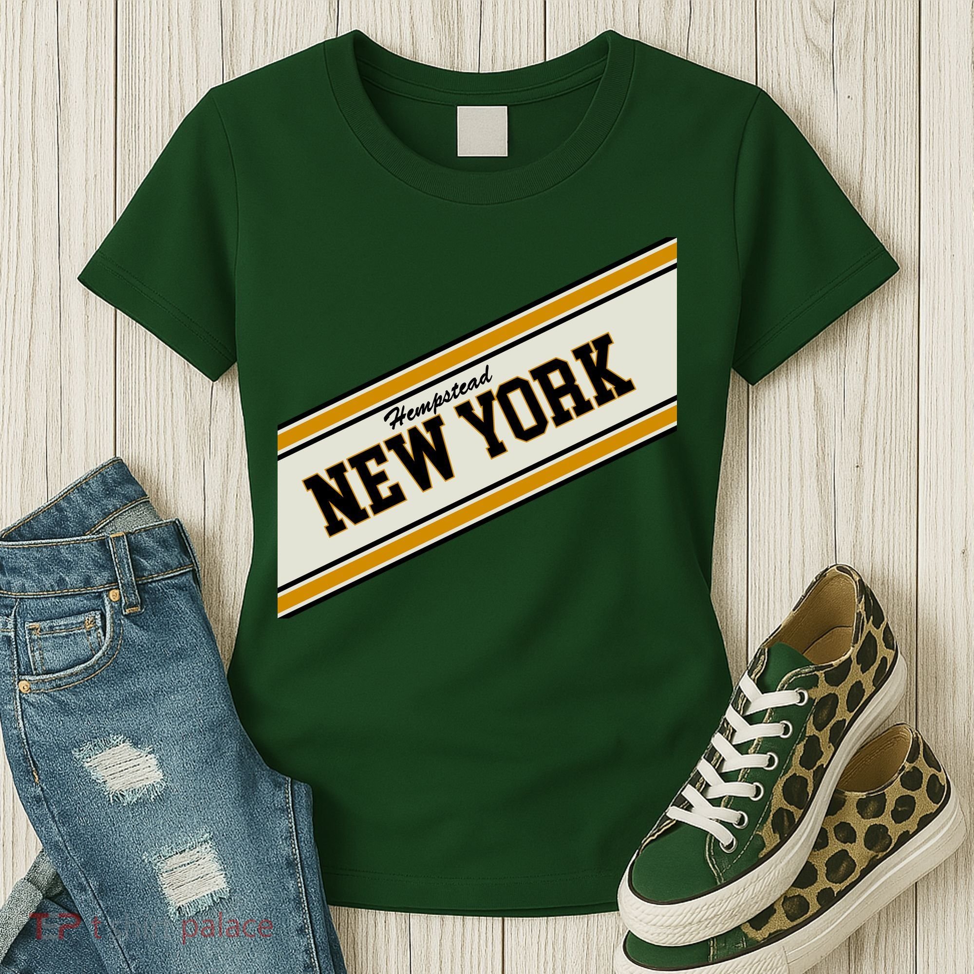 Hempstead New York Varsity Logo Women's T-Shirt