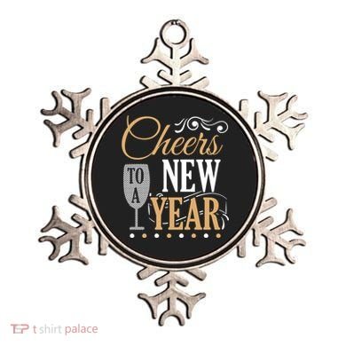 Happy New Year With Celebration New Years Eve Ornament