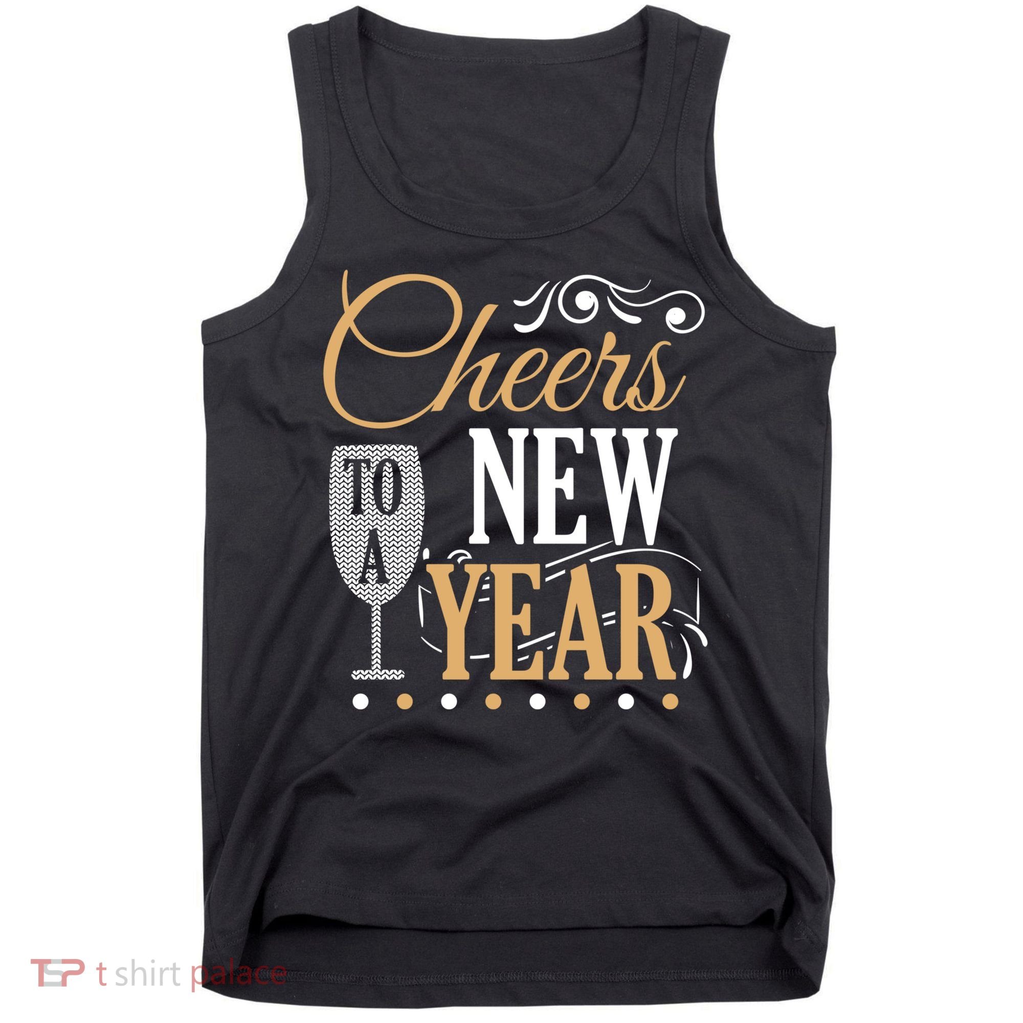 Happy New Year With Celebration New Years Eve Tank Top