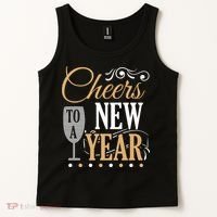 Happy New Year With Celebration New Years Eve Tank Top thumb 2