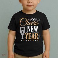 Happy New Year With Celebration New Years Eve Toddler T-Shirt thumb 2